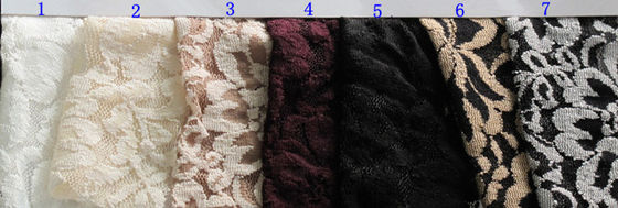Underwear High Tenacity Elastic Lace Fabric , Flower Lace Fabric CY-LW0790