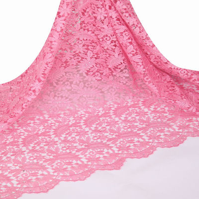 F50264 disesuaikan 51-52 &quot;polyester dress making kain guipure bordir renda Dijual