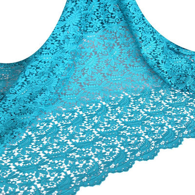 F50264 disesuaikan 51-52 &quot;polyester dress making kain guipure bordir renda Dijual