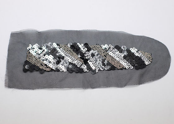 Patches de paetês Beaded apliques, Epaulet Handmade e frisada roupas motivos (DMP0012)