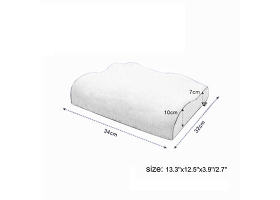 หมอนที่พักสะดวกสบายปฏิวัติ Hydraluxe เจลโฟมหน่วยความจำที่มีตาข่ายปกคลุม