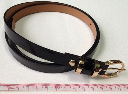 女性のための細い女性 pu の合金の布ベルト