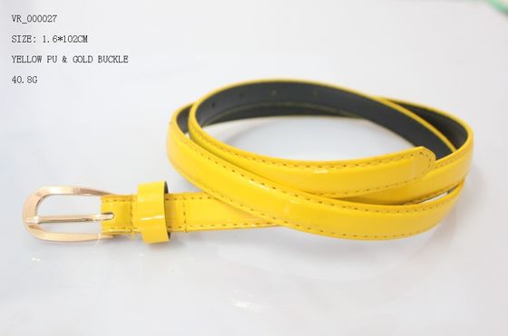 Оденьте поясы PU для ширины 1.3cm до 1.5cm женщин, OEM и ODM для брюк и штанов