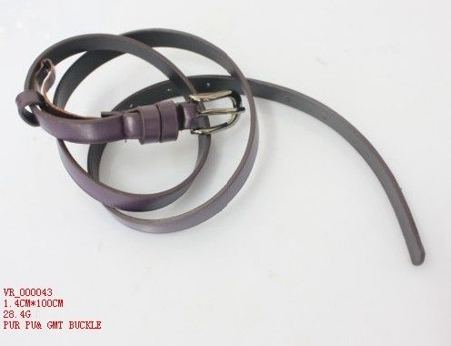 Correias VERMELHAS personalizadas do plutônio de pano para a correia costurando do roxo do plutônio da largura 1.4cm da mulher