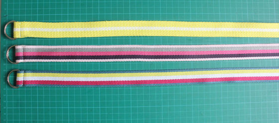 Yellow Blue Red Cloth Belts For Women ,  Webbing Leisure Canvas Belts