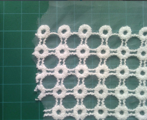 Doğa 130cm Pamuk Konfeksiyon Giyim Dantel Kumaş işlemeli