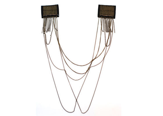 Jewelry chains fringing shoulder designs Handmade Necklace, Handcrafted Necklaces (NL-443)