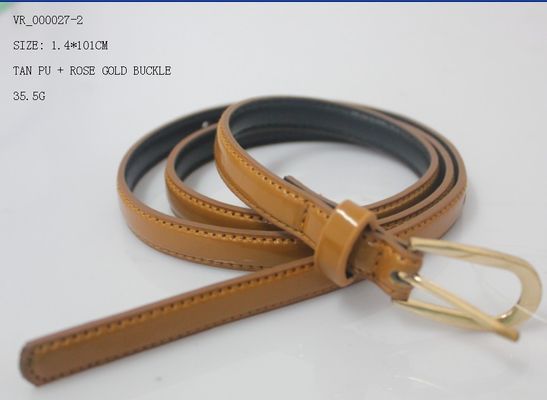 เข็มขัดหนัง PU แต่งตัวสำหรับผู้หญิง OEM