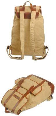 남자 여자를 위한 새로운 유럽식 피복 Schoolbag 화포 여행 어깨 책가방 부대