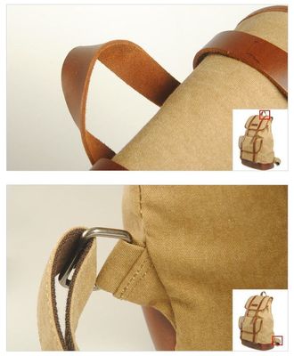 남자 여자를 위한 새로운 유럽식 피복 Schoolbag 화포 여행 어깨 책가방 부대