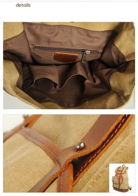 남자 여자를 위한 새로운 유럽식 피복 Schoolbag 화포 여행 어깨 책가방 부대