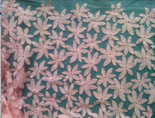 น้ำผ้า Cotton ลูกไม้ปักที่ละลายน้ำได้