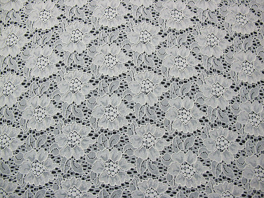 Ngà đàn hồi hoa ren vải / Crochet đàn hồi vải nước hòa tan CY-DK0013