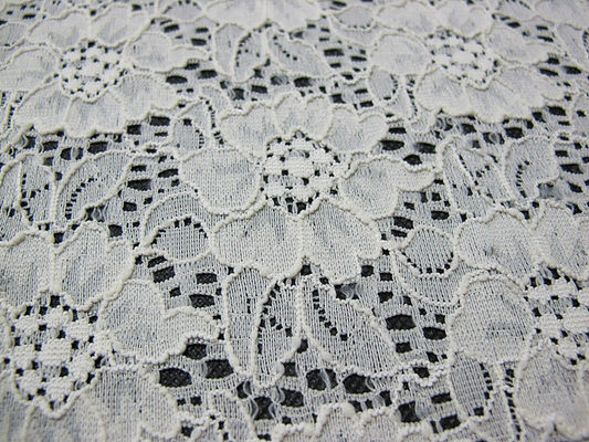Ngà đàn hồi hoa ren vải / Crochet đàn hồi vải nước hòa tan CY-DK0013