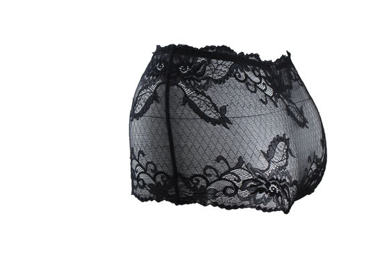Шикарный вышитый шкафут трусов Boyshort шнурка высокий для молодой женщины