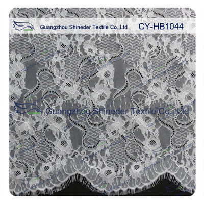 Big Bridal lông mi Chantilly Lace Trim / vỏ sò vải ren