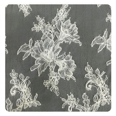 Ngà lông mi Chantilly Lace Trim, Bridal kem dây vải ren
