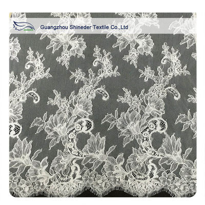 Ngà lông mi Chantilly Lace Trim, Bridal kem dây vải ren