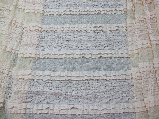 Multilayer Bridal Stretch Lace Trim Vải Sinh Thái Thân Thiện 50 &#39;&#39; -52 &#39;&#39; CY-LW0182