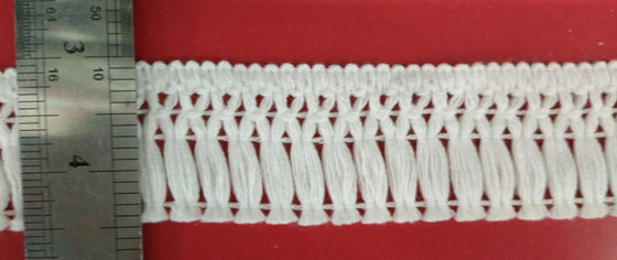 Short Fringe Qmilch Water Soluble Lace / Tassel For Decoration
