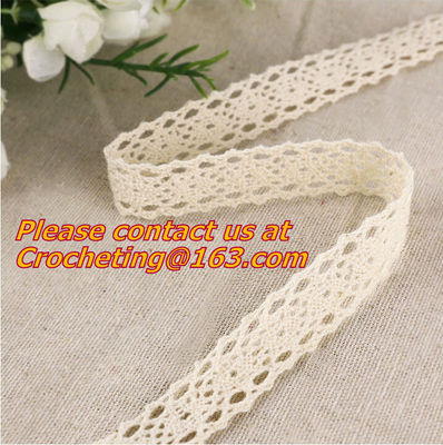 elegantes handgemachtes Handwerk des Yard 4.8-5cm Breite 10/Los DIY häkelte Spitzeordnung für Kleider