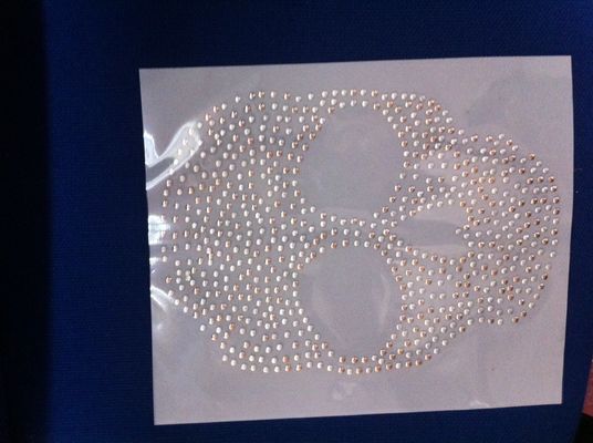 รูปแบบกะโหลกศีรษะแก้ร้อนรอบครึ่งโอน Rhinestone ร้อนกระเป๋ากางเกง