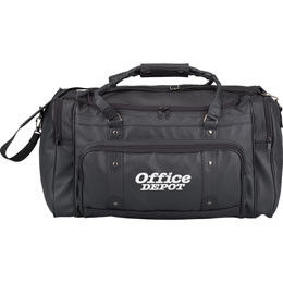 Cow Leather Toiletry Customized Zippered Travel Bags Black Bottom Compartment