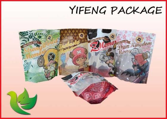 O empacotamento de alimento plástico levanta-se malotes